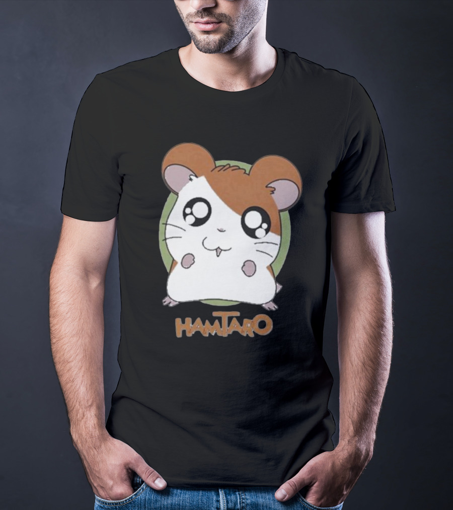 Mamono World Hamtaro Goataro Cute Hamster Friend T-Shirt