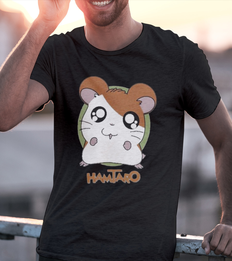 Mamono World Hamtaro Goataro Cute Hamster Friend T-Shirt
