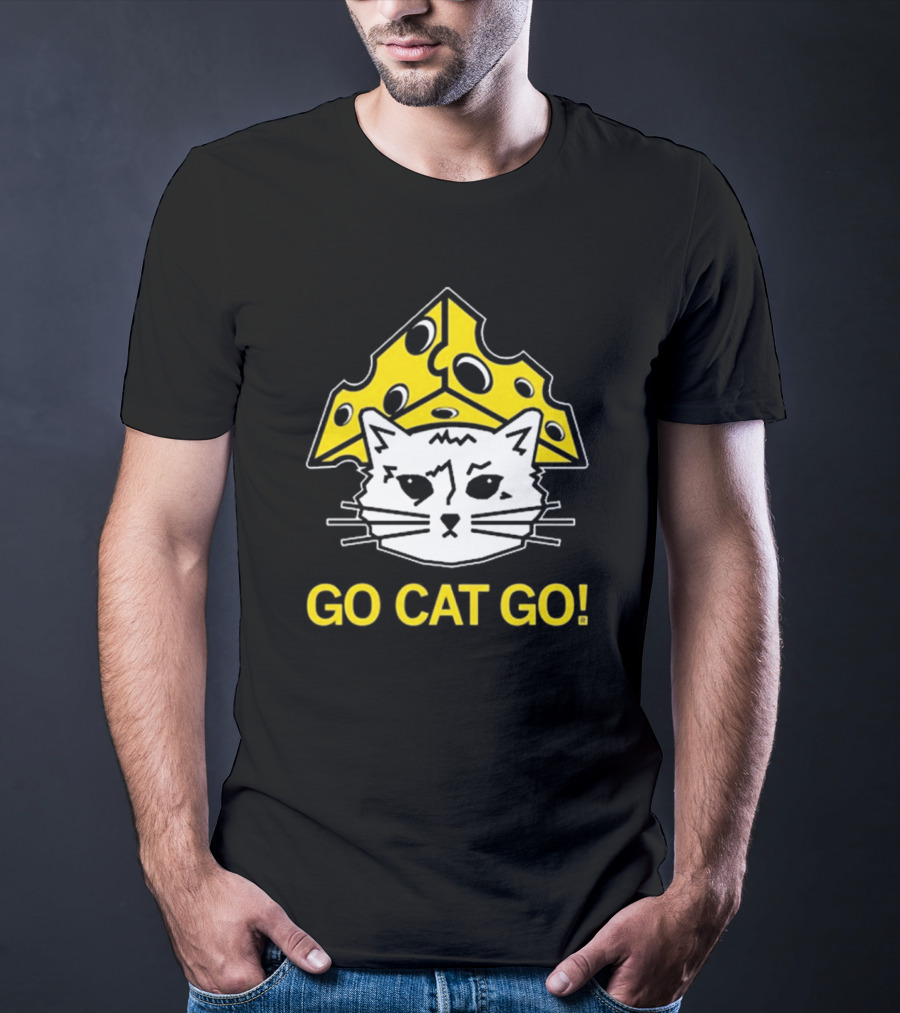 Raygun Cheesehead Go Cat Go T-Shirt