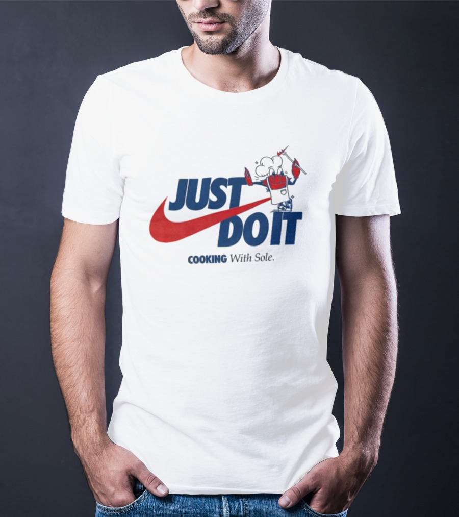 JUST DO IT Cooking With Sole Chef Swoosh T-Shirt