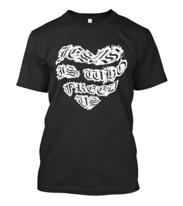 Kai Cenat Wearing Jesus Is Who Freed Us Heavens Fallen Angels Do You Know Jesus T-Shirt