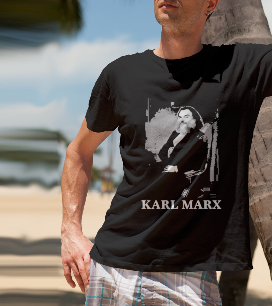 Karl Marx Jack Black Mashup T-Shirt