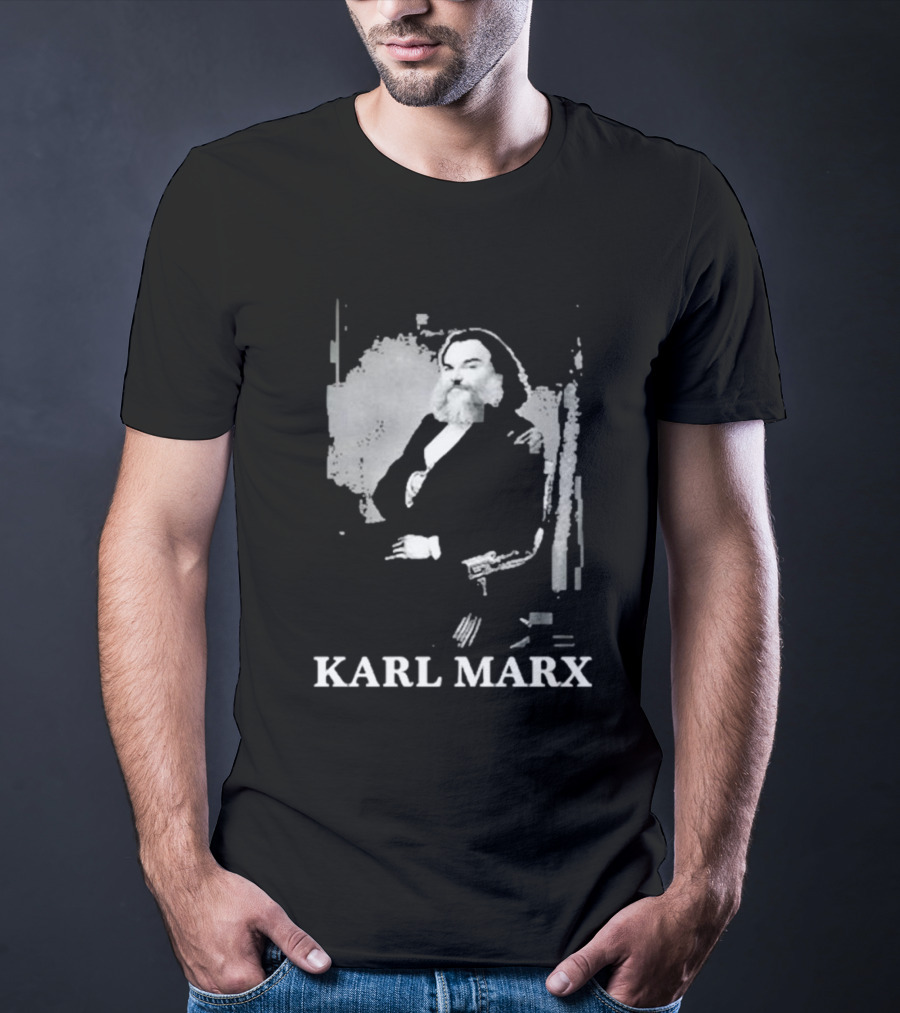 Karl Marx Jack Black Mashup T-Shirt