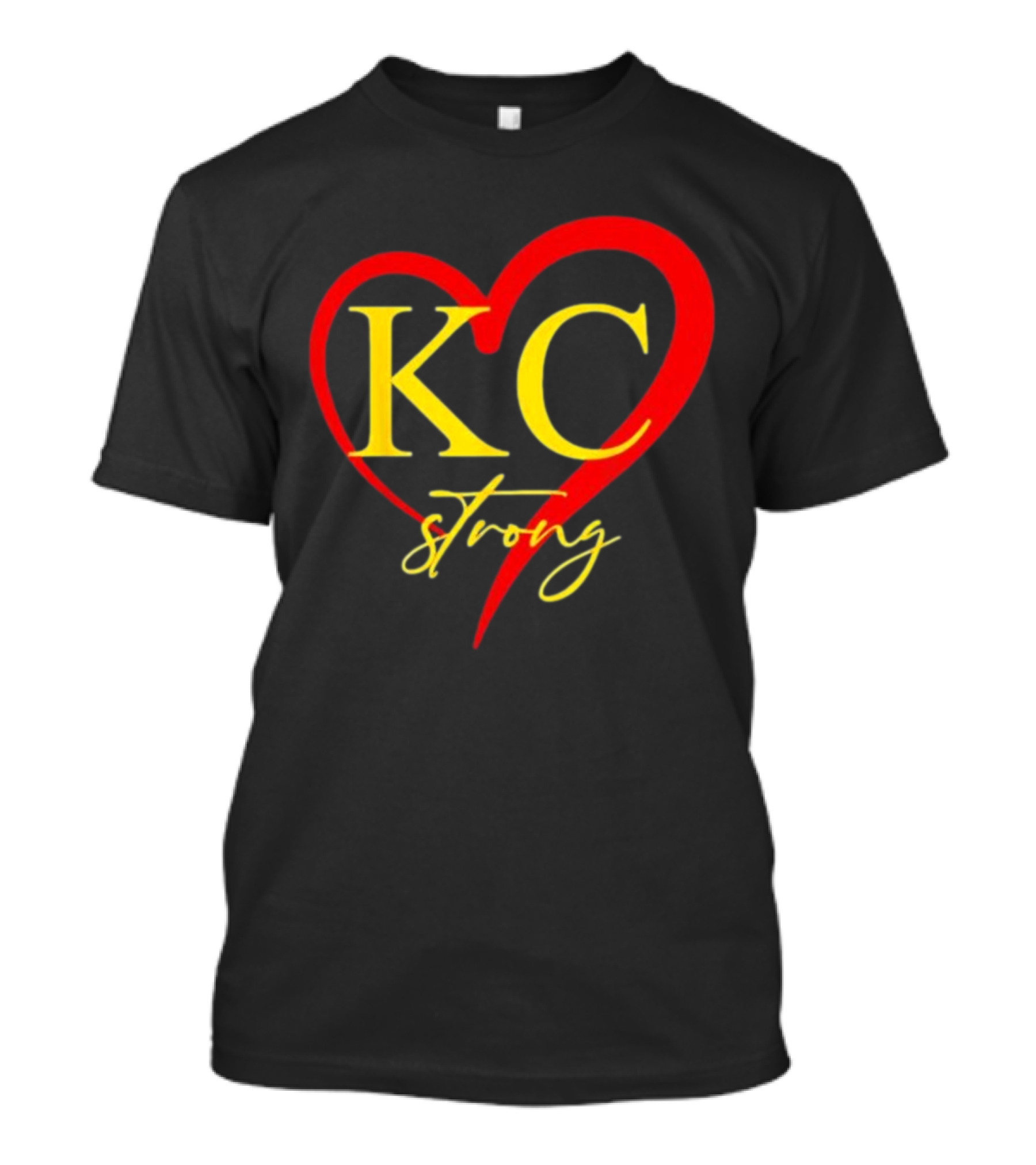 KC Strong Heart Design Kansas City Strong T-Shirt