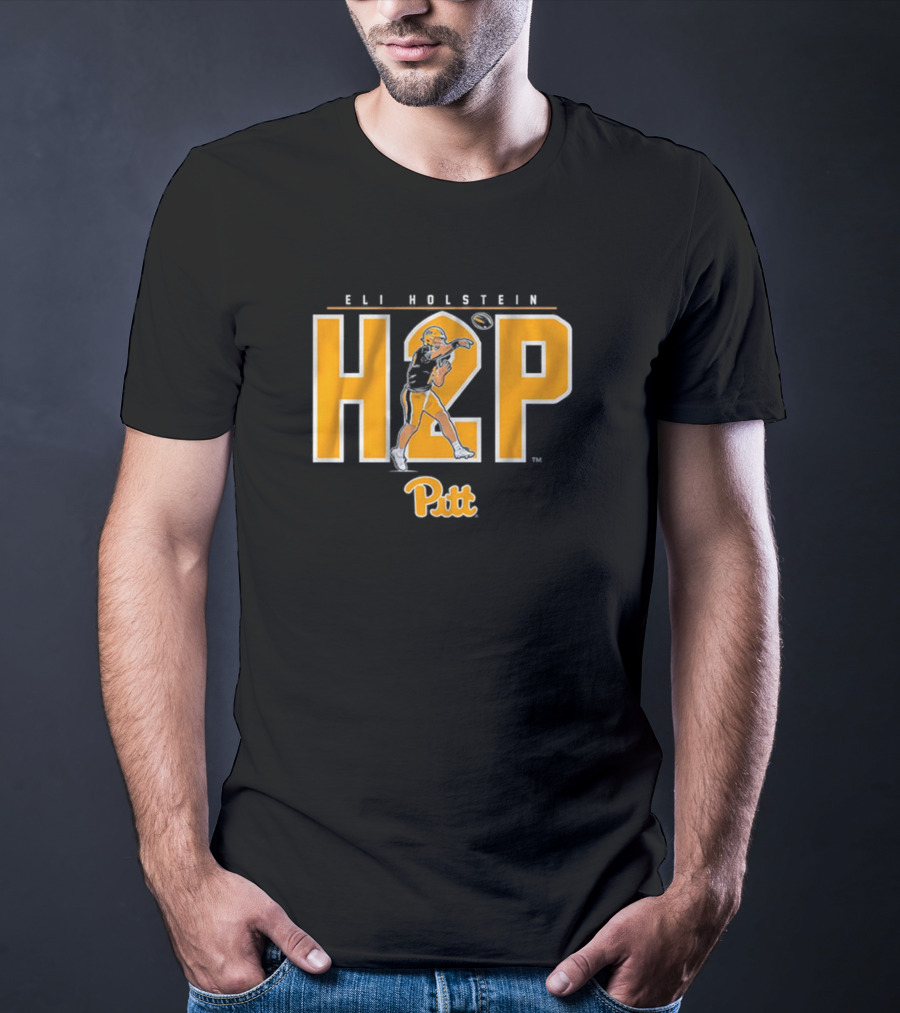 Eli Holstein H2P Pitt Panthers Football Quarterback T-Shirt