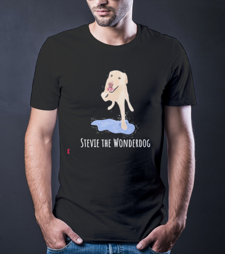 Stevie The Wonderdog Joyful Jump Over Water T-Shirt
