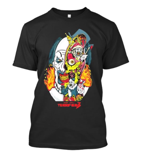 Terrifier 3 Terror Threads Season Of Slaughter Clown Horror T-Shirt