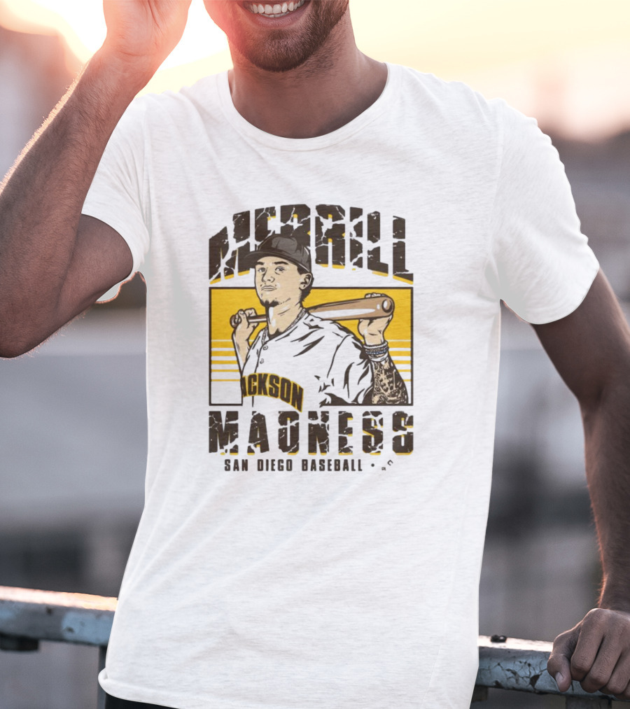 Jackson Merrill Madness San Diego Baseball T-Shirt