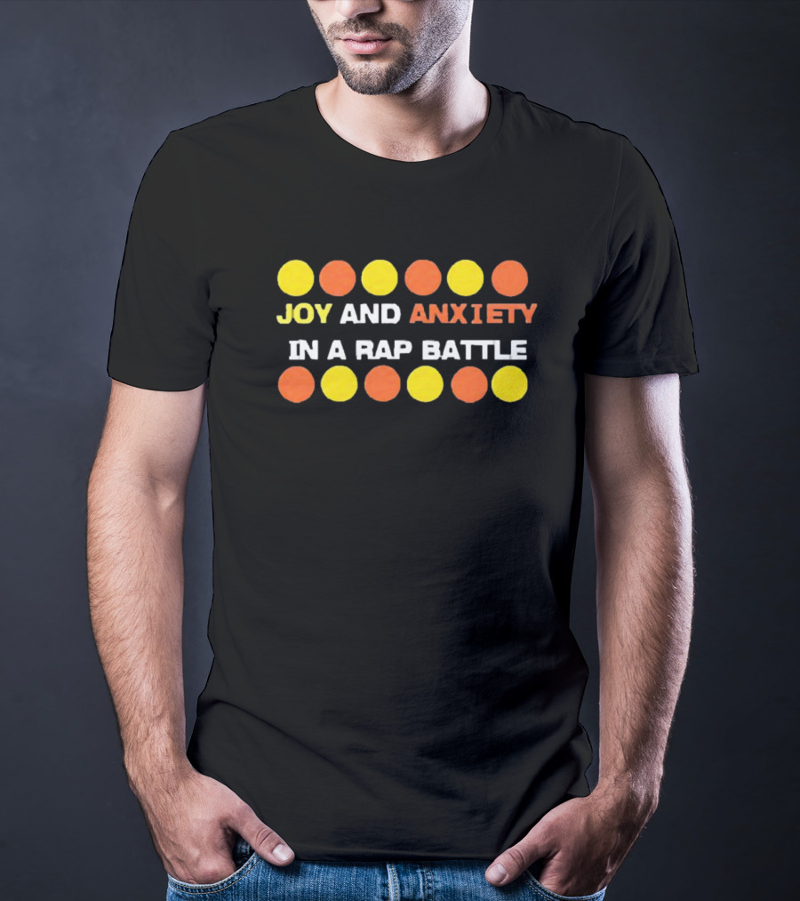 Joy And Anxiety In A Rap Battle Circles T-Shirt