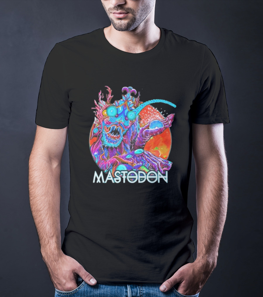 Mastodon Once More Round The Sun Colorful Creature T-Shirt