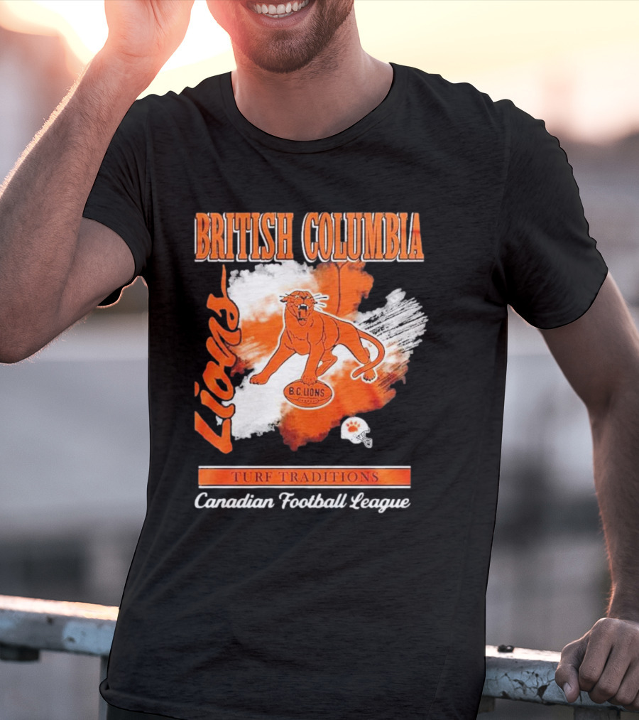 British Columbia Lions Turf Traditions Canadian Football League T-Shirt