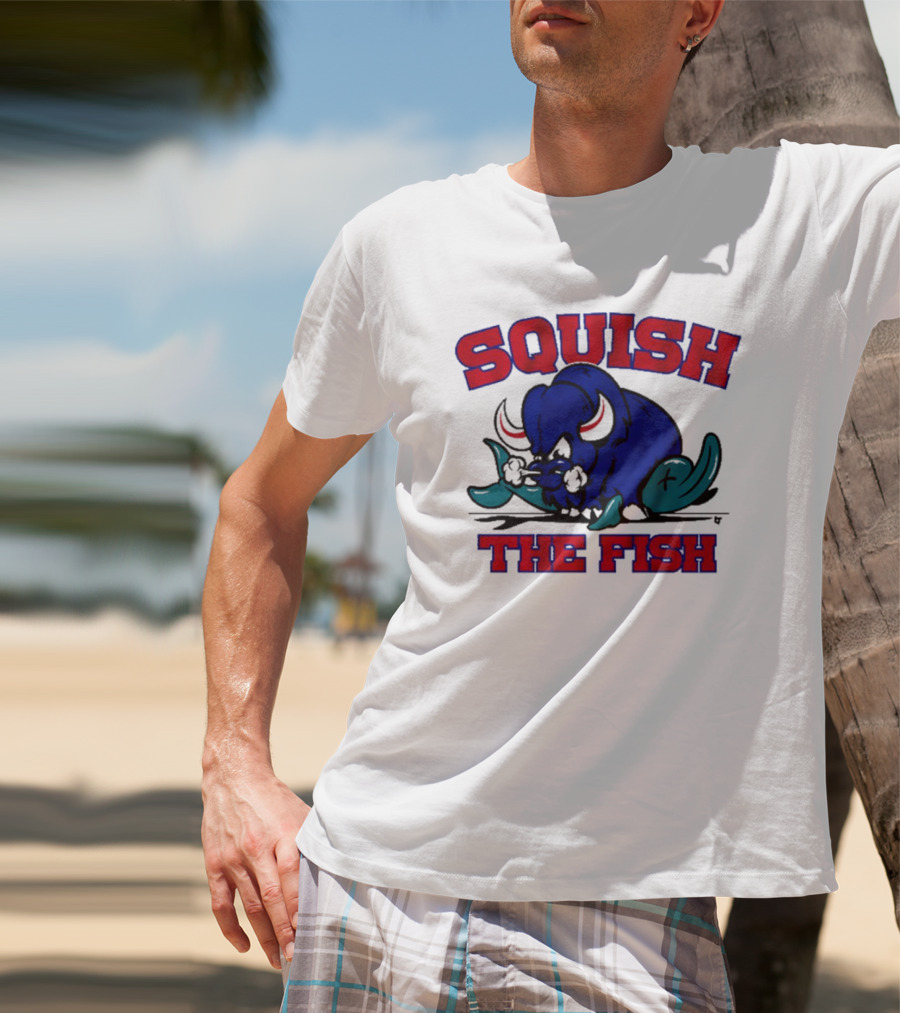 Buffalo Bills NFL Squish The Fish T-Shirt