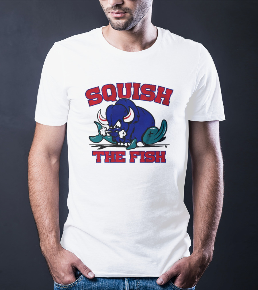 Buffalo Bills NFL Squish The Fish T-Shirt