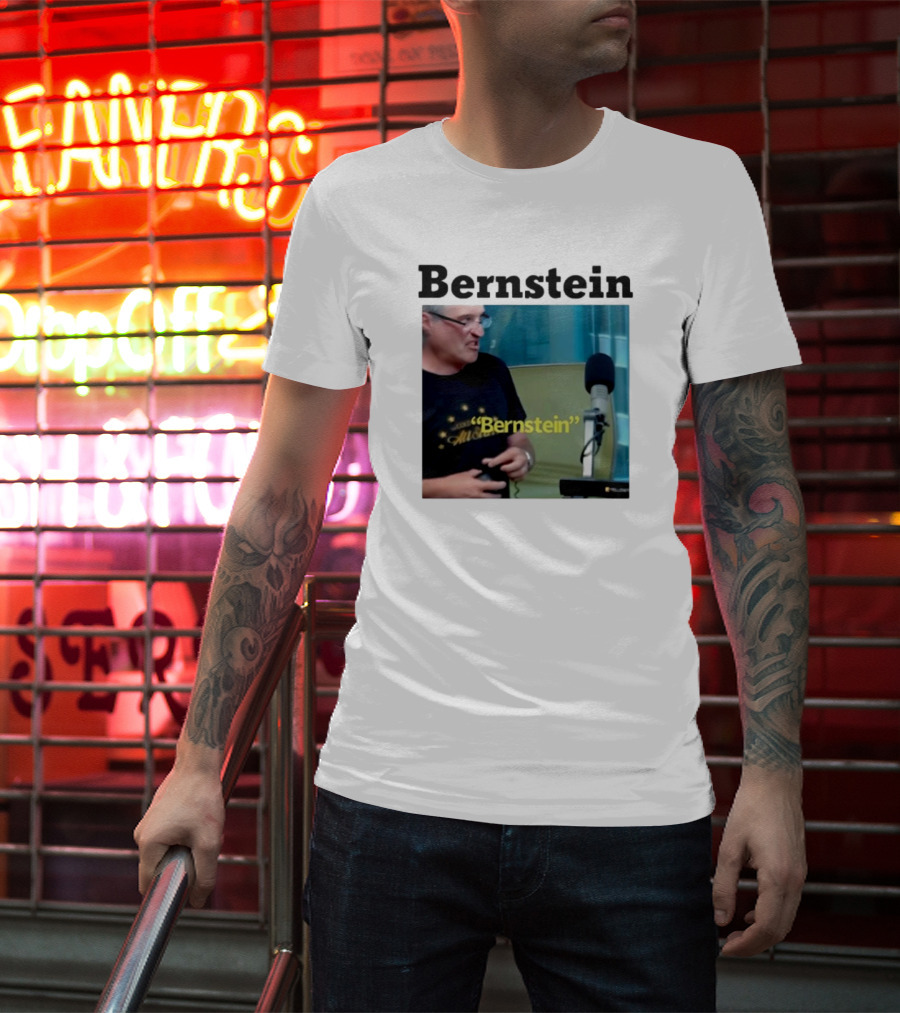 Bernstein Snarky Reply In Radio Studio Scene Featuring Microphone T-Shirt