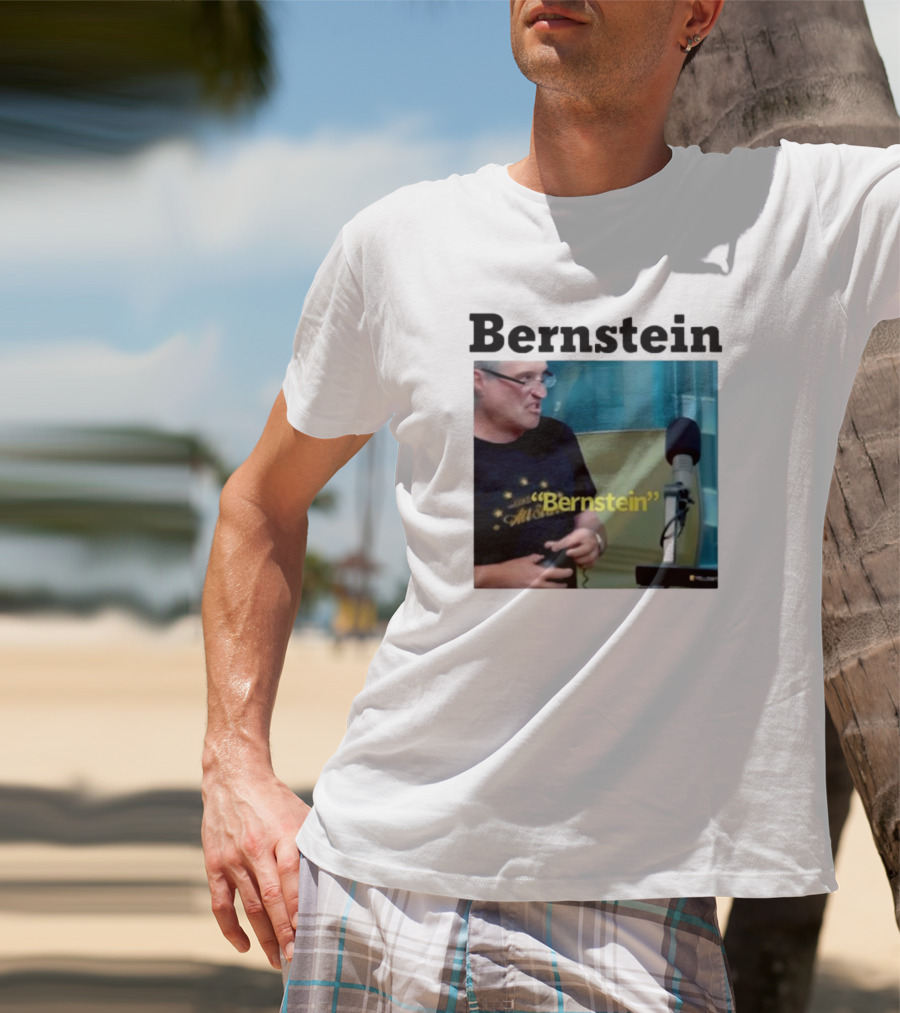 Bernstein Snarky Reply In Radio Studio Scene Featuring Microphone T-Shirt