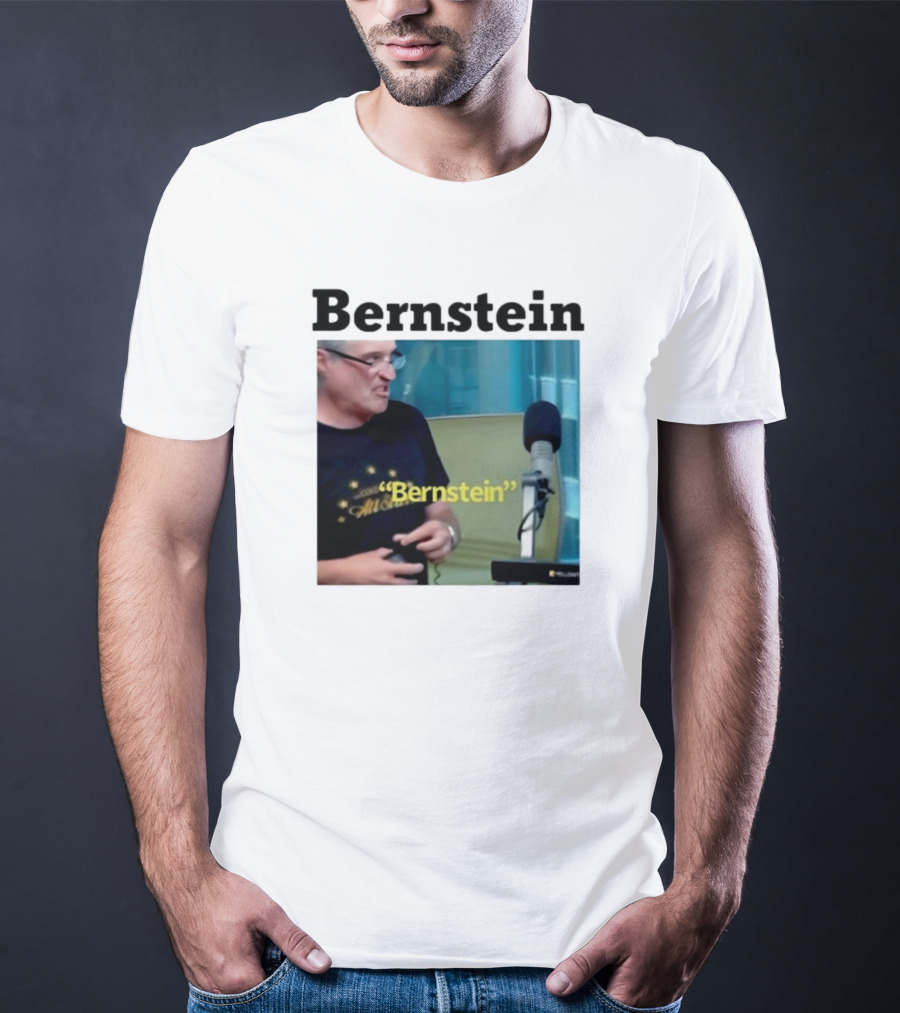 Bernstein Snarky Reply In Radio Studio Scene Featuring Microphone T-Shirt