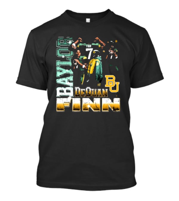Baylor Bears Dequan Finn 7 BU T-Shirt