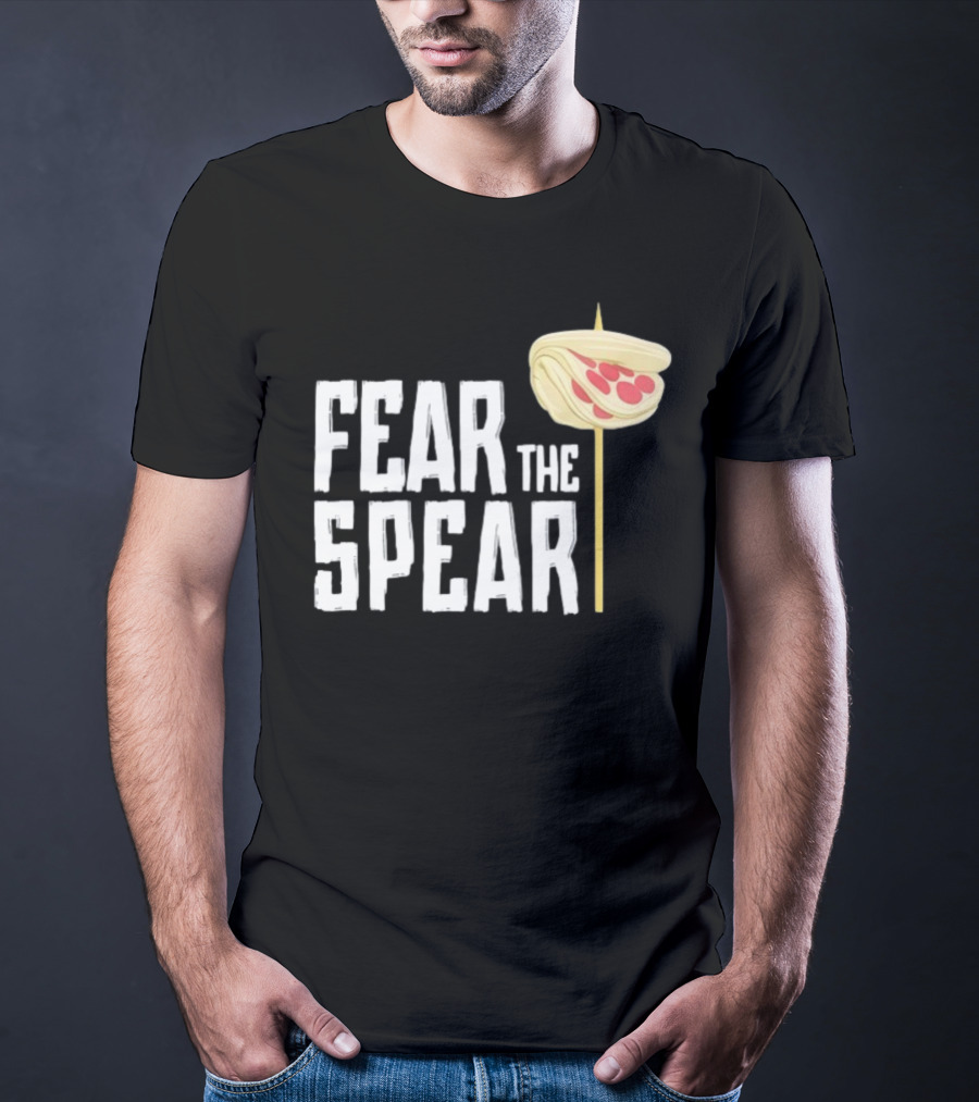 Detroit Tigers Fear The Spear Pizza T-Shirt