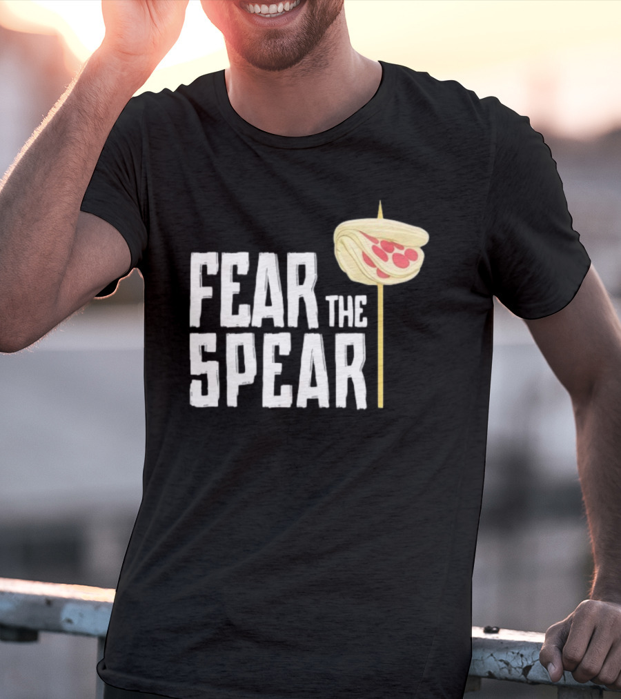 Detroit Tigers Fear The Spear Pizza T-Shirt