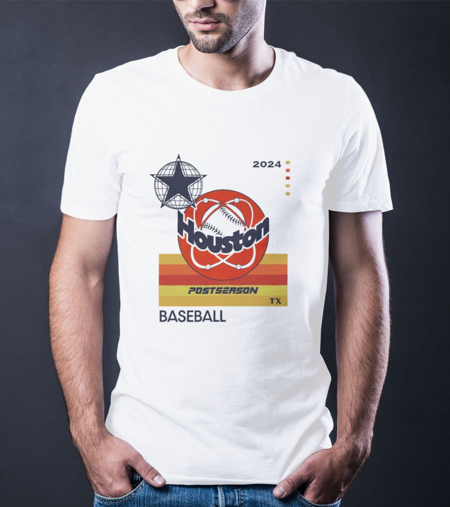 Houston TX Postseason Baseball October T-Shirt