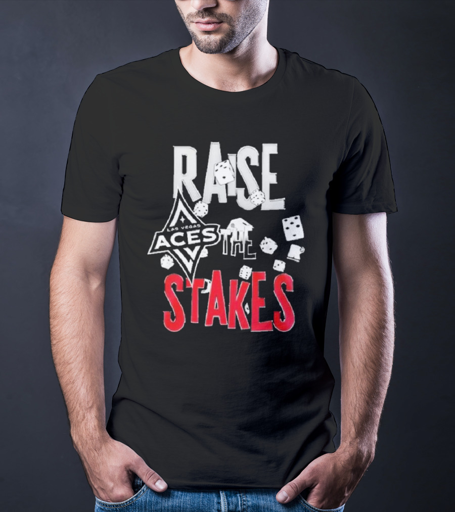 Las Vegas Aces Raise The Stakes Dice T-Shirt