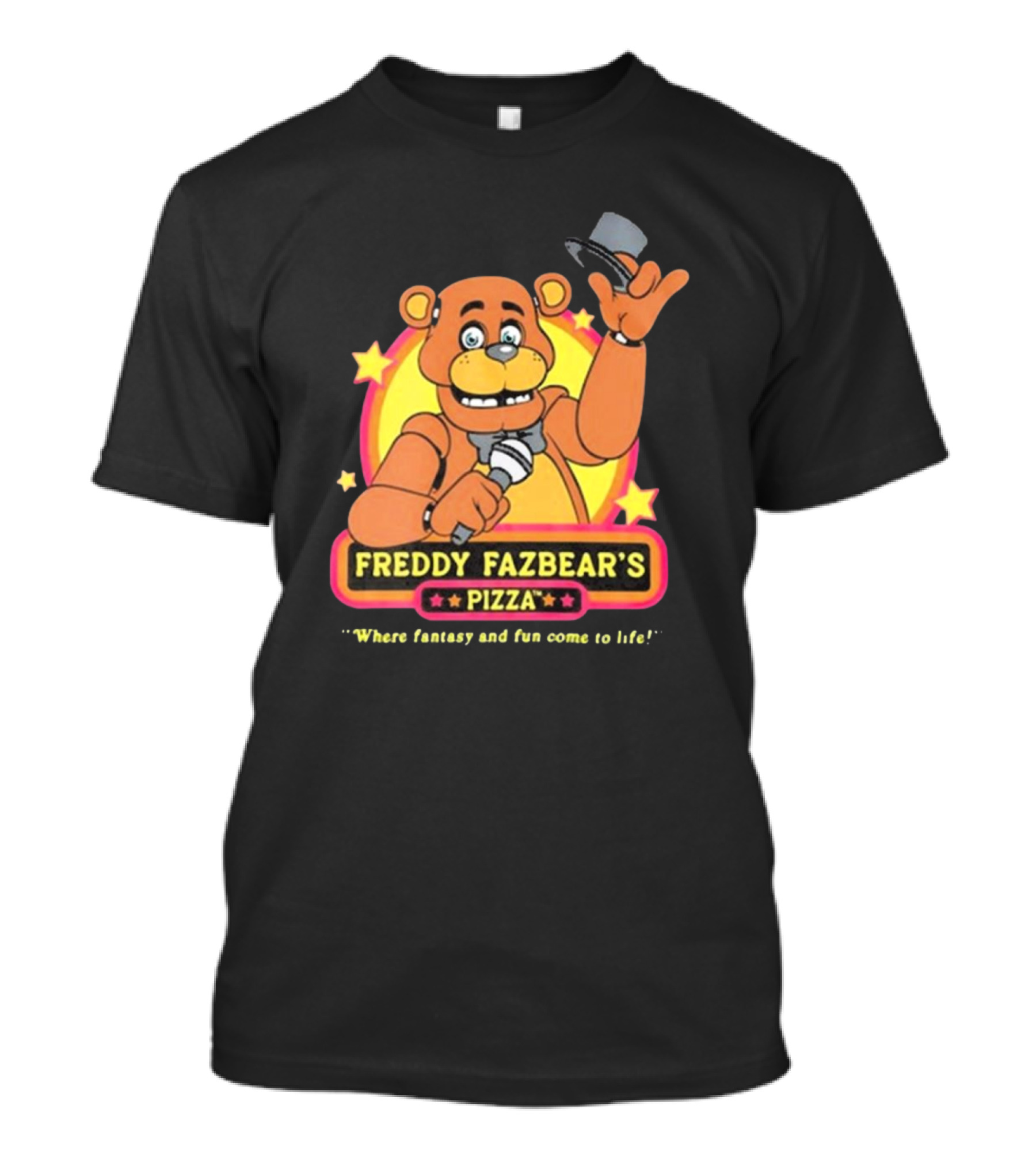 Freddy Fazbear’s Pizza Where Fantasy And Fun Come To Life Five Nights At Freddy’s T-Shirt