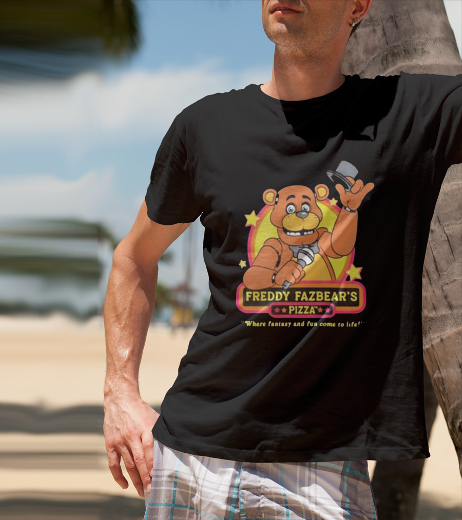Freddy Fazbear’s Pizza Where Fantasy And Fun Come To Life Five Nights At Freddy’s T-Shirt