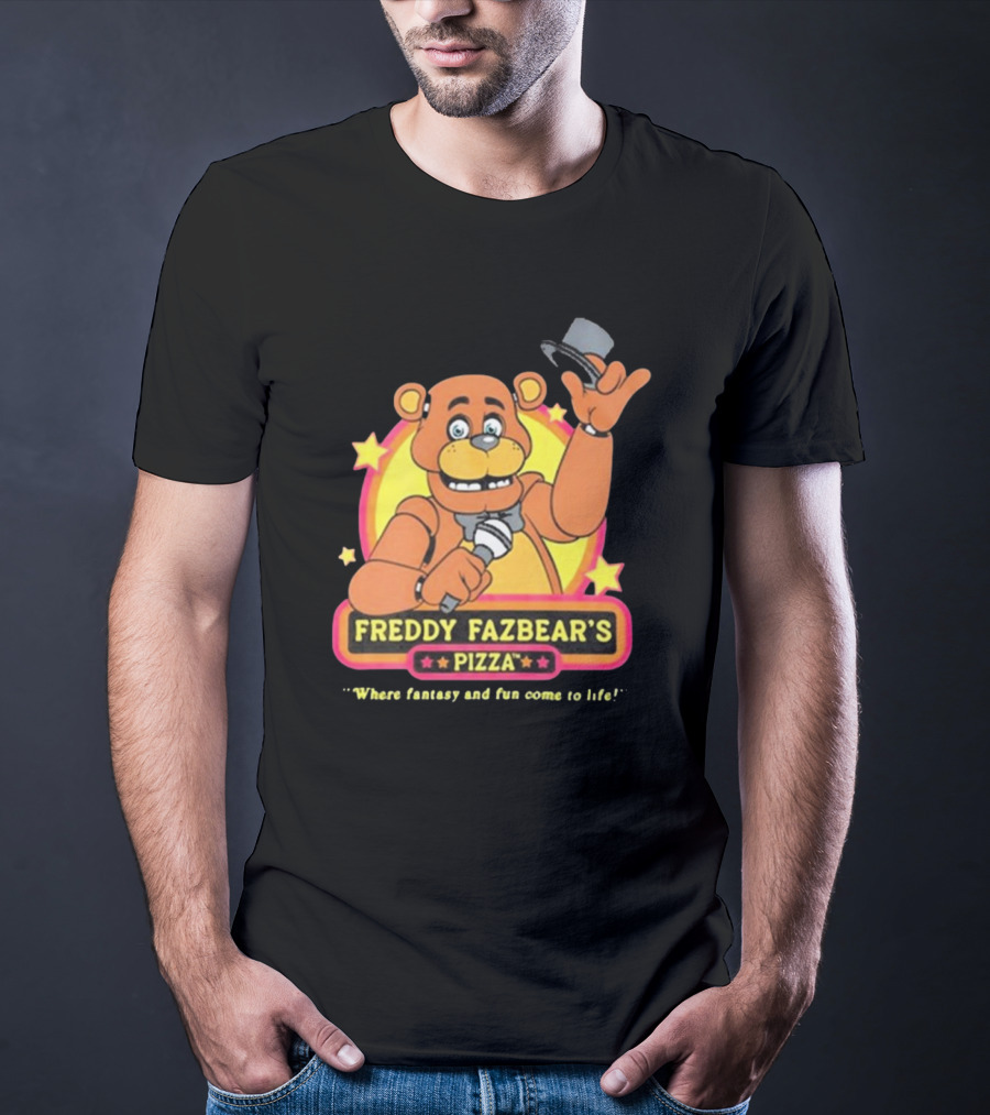Freddy Fazbear’s Pizza Where Fantasy And Fun Come To Life Five Nights At Freddy’s T-Shirt