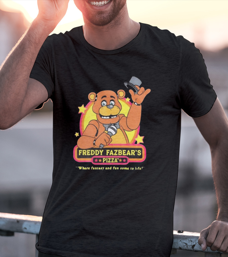 Freddy Fazbear’s Pizza Where Fantasy And Fun Come To Life Five Nights At Freddy’s T-Shirt