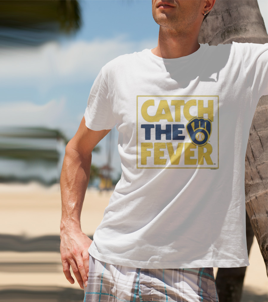 Catch The Fever MLB Milwaukee Brewers T-Shirt