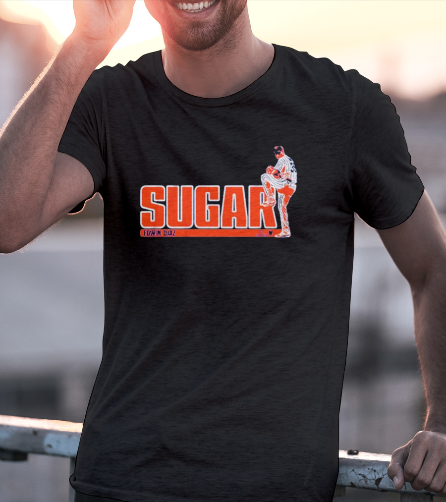 New York Mets Edwin Diaz Sugar Pitching Highlight T-Shirt
