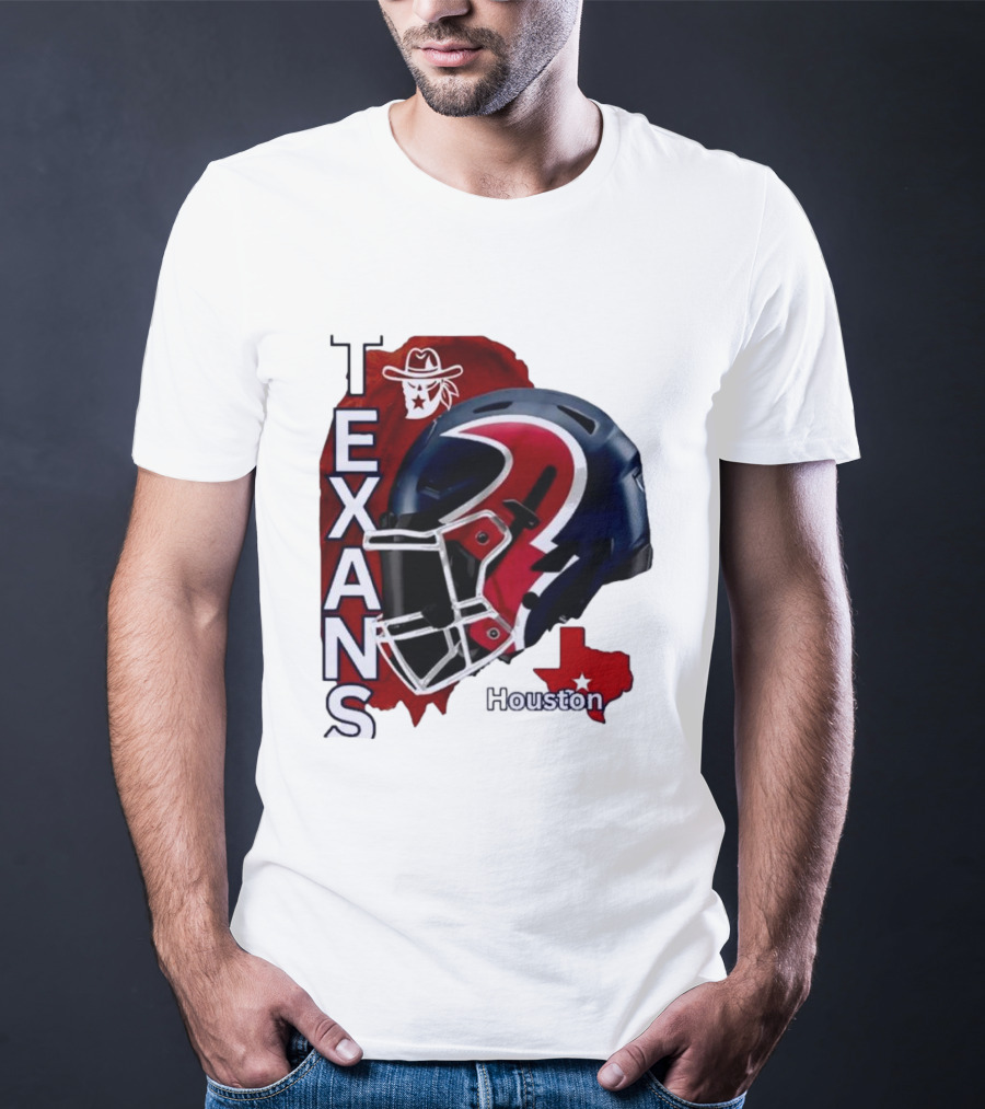 Texans Houston Team Spirit Sports Helmet Texans T-Shirt