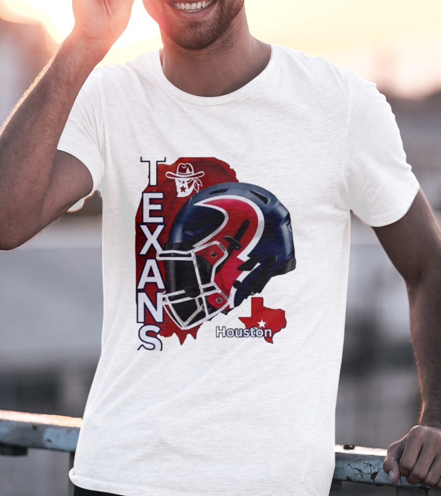 Texans Houston Team Spirit Sports Helmet Texans T-Shirt