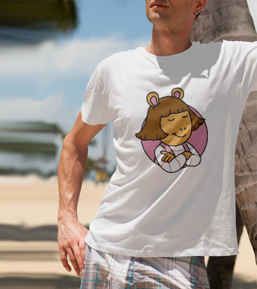 Arthur DW Cartoon Crossed Arms Confident Pose T-Shirt