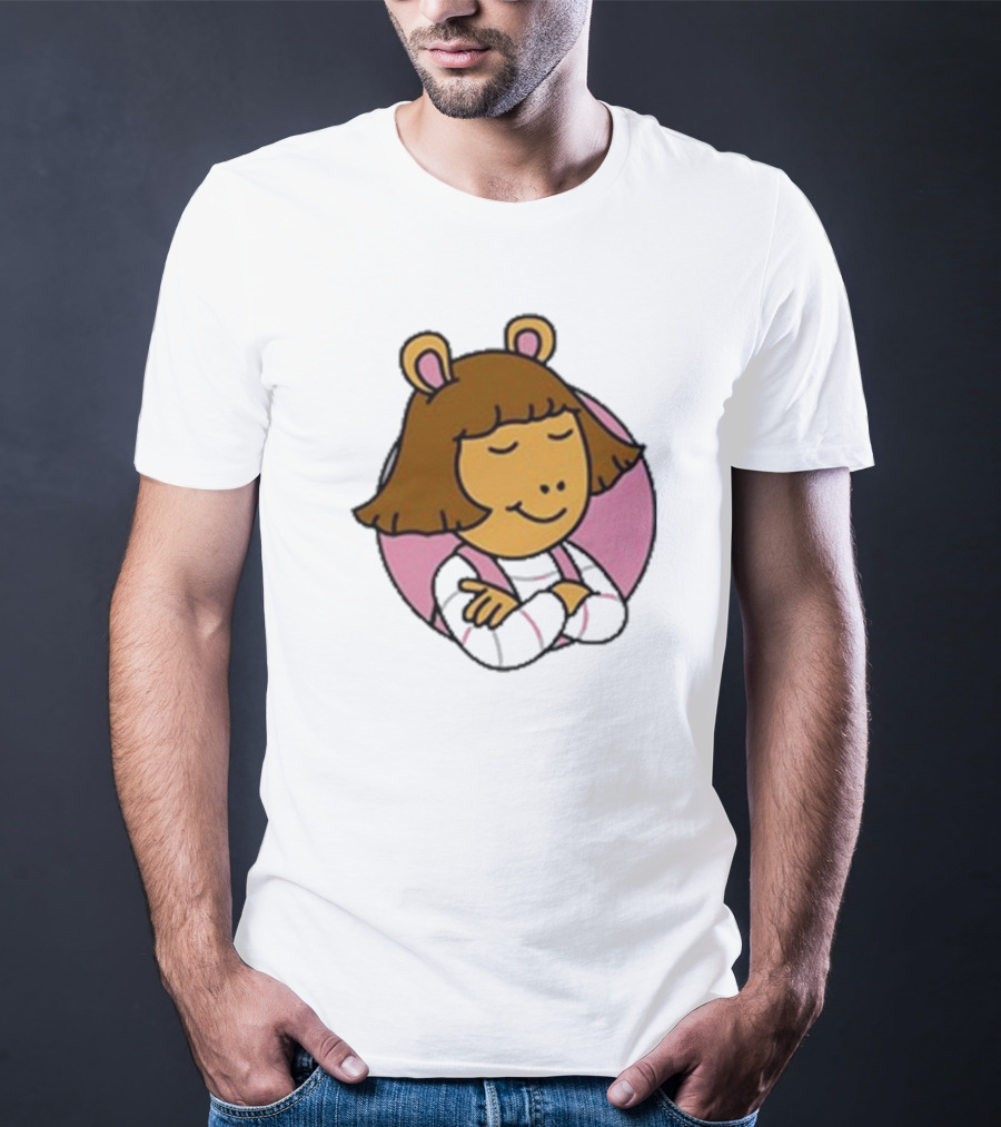 Arthur DW Cartoon Crossed Arms Confident Pose T-Shirt