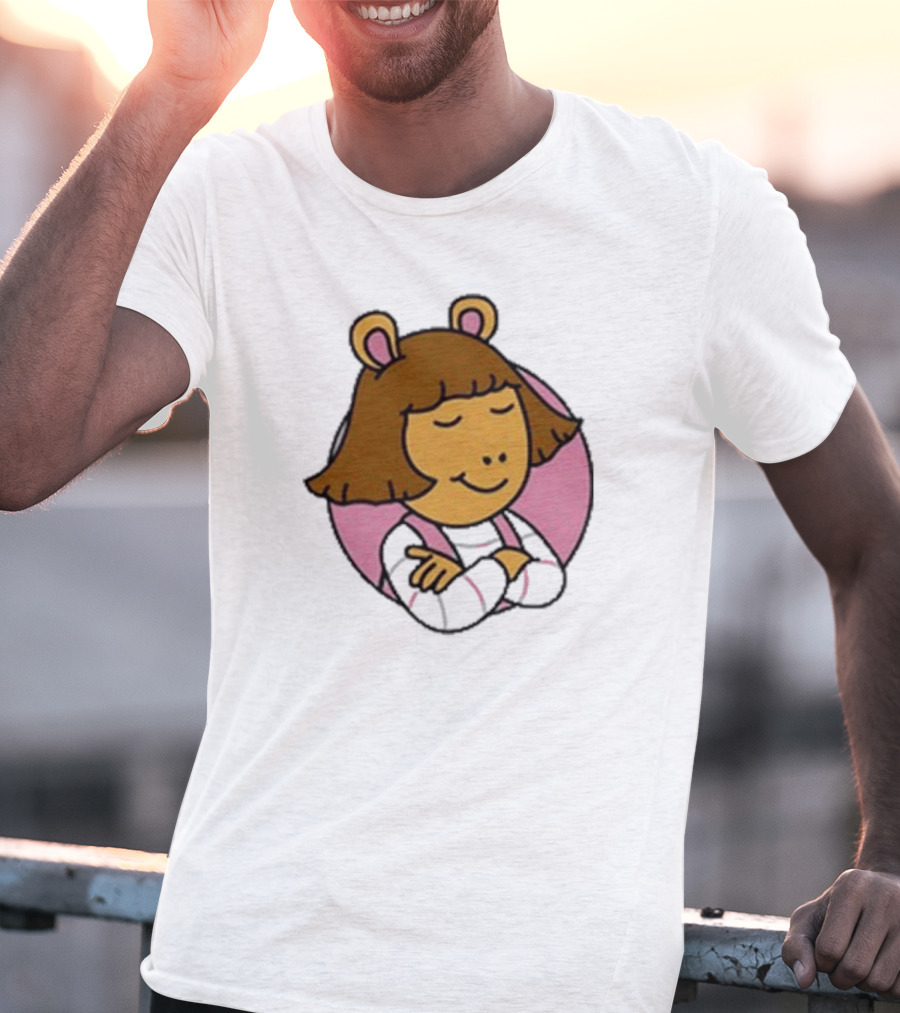 Arthur DW Cartoon Crossed Arms Confident Pose T-Shirt