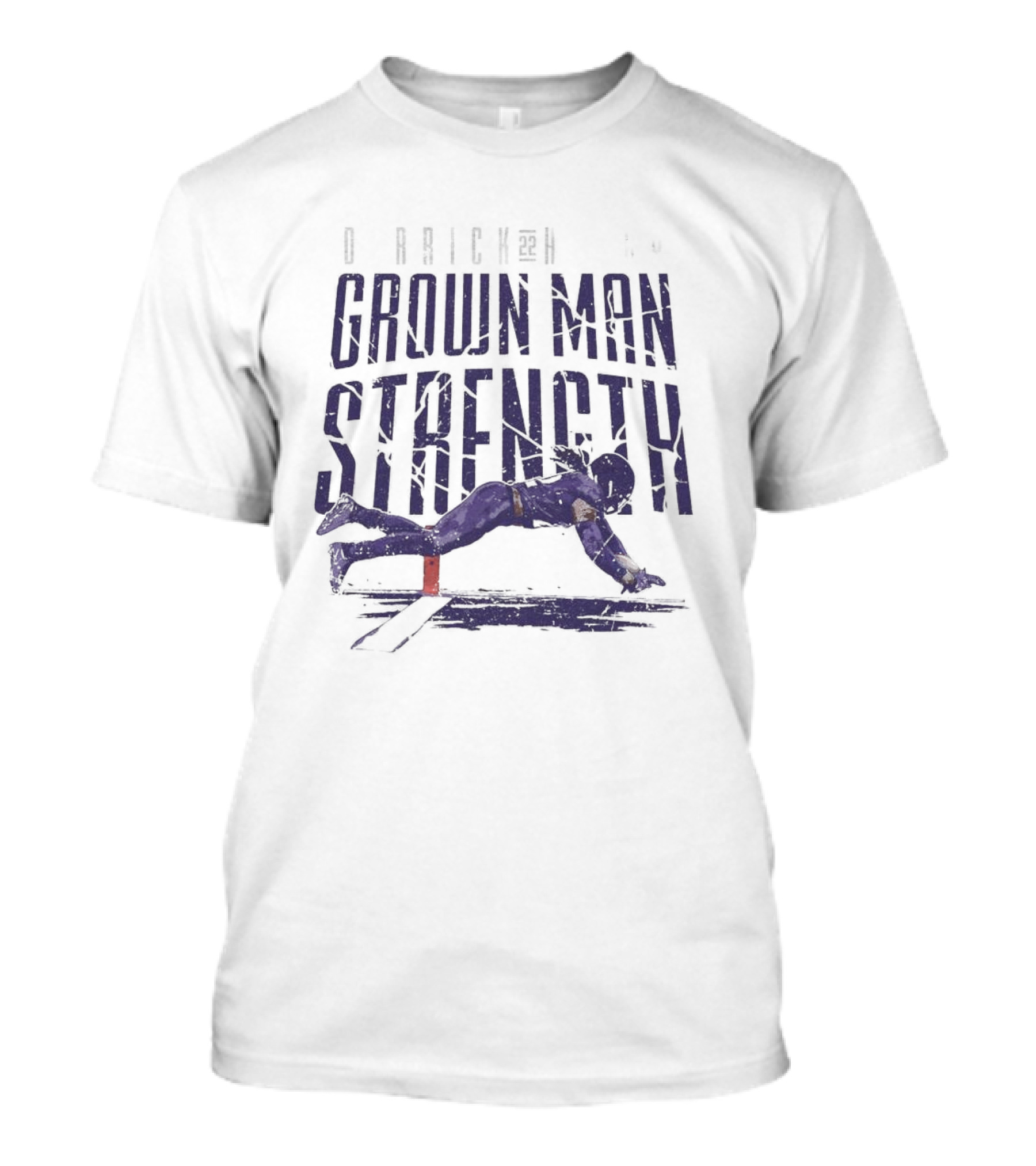 Derrick Grown Man Strength NFL T-Shirt