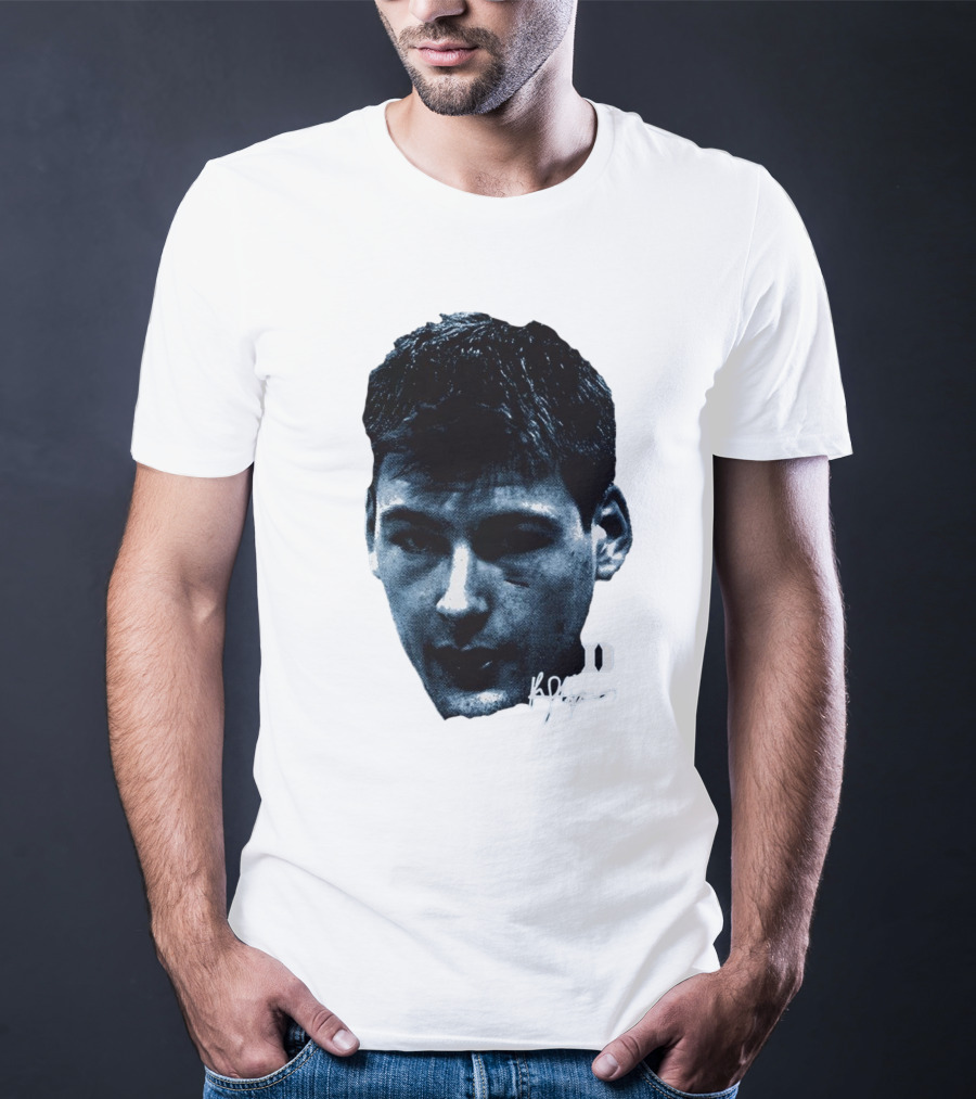 Kyle Filipowski Duke Blue Devils Signature Big Head Image T-Shirt