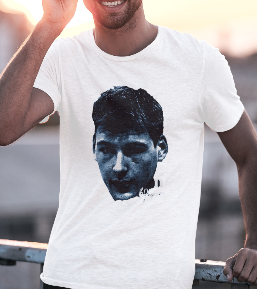 Kyle Filipowski Duke Blue Devils Signature Big Head Image T-Shirt