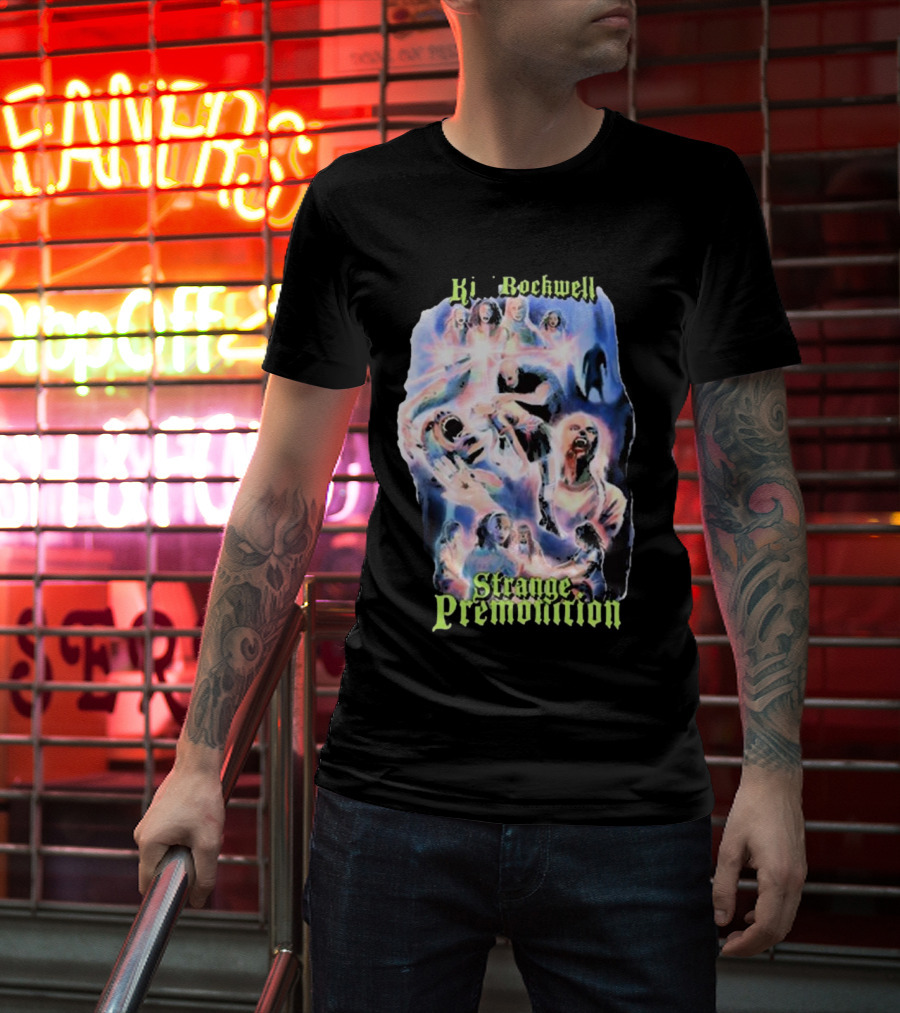 Ki Rockwell Strange Premonition 80s Movie Horror Psychedelic T-Shirt