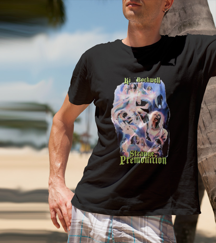 Ki Rockwell Strange Premonition 80s Movie Horror Psychedelic T-Shirt