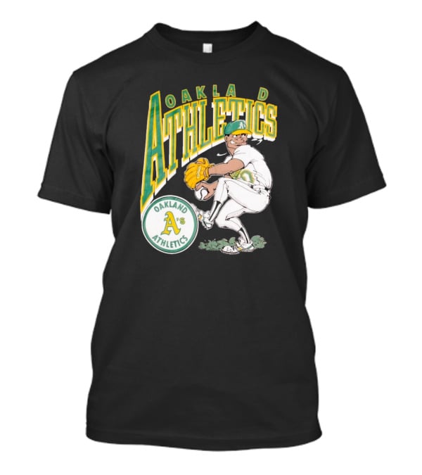 Oakland Athletics Vintage 1990s MLB Caricature A's T-Shirt