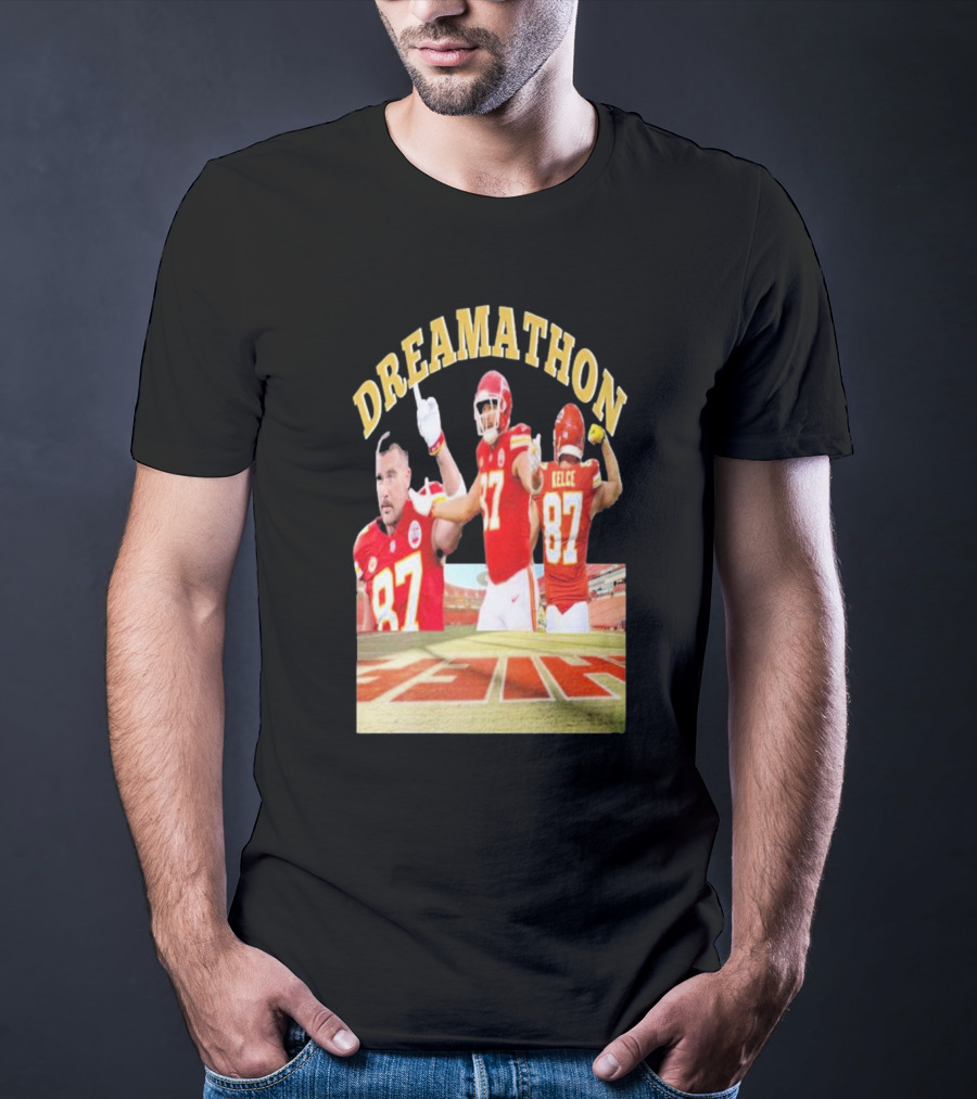 Dreamathon Travis Kelce #87 Kansas City Chiefs NFL T-Shirt