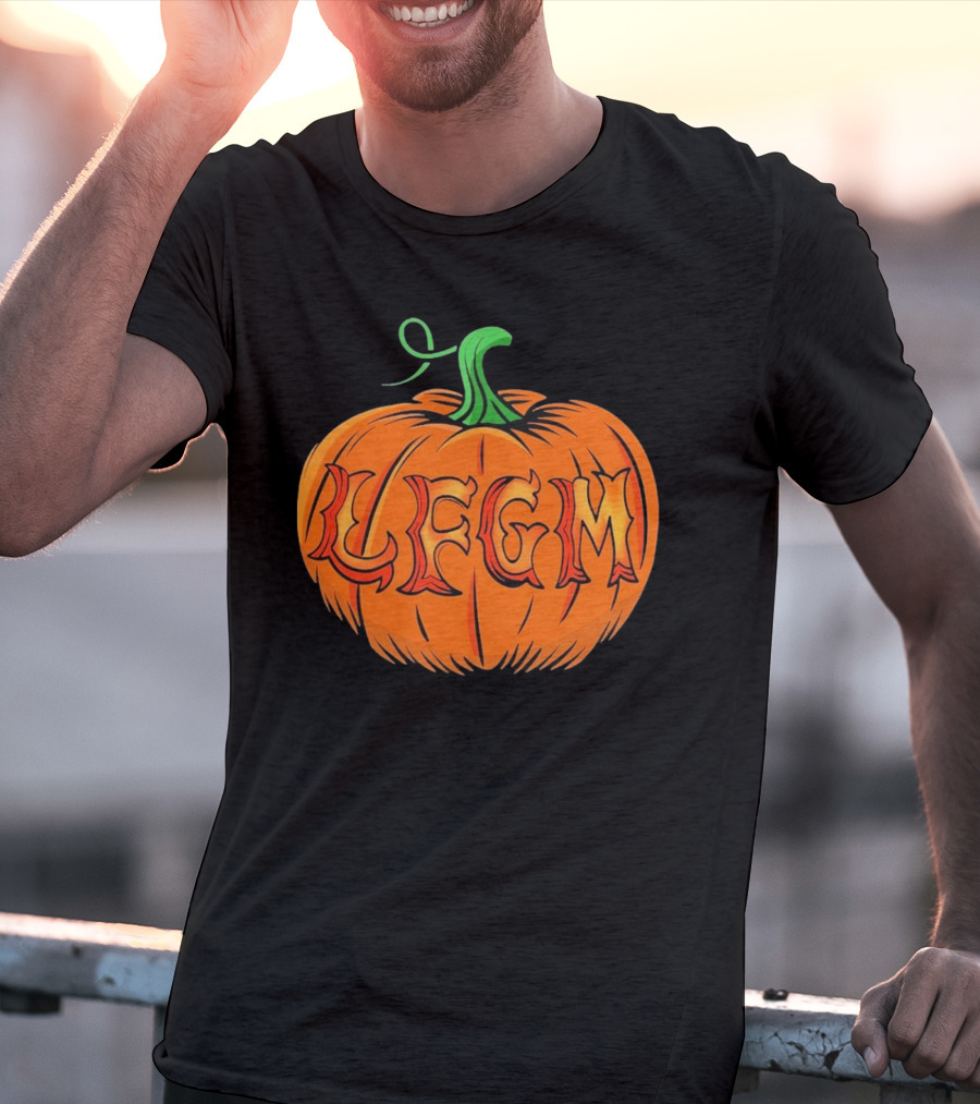 New York Mets LFGM Rally Gourd Pumpkin T-Shirt