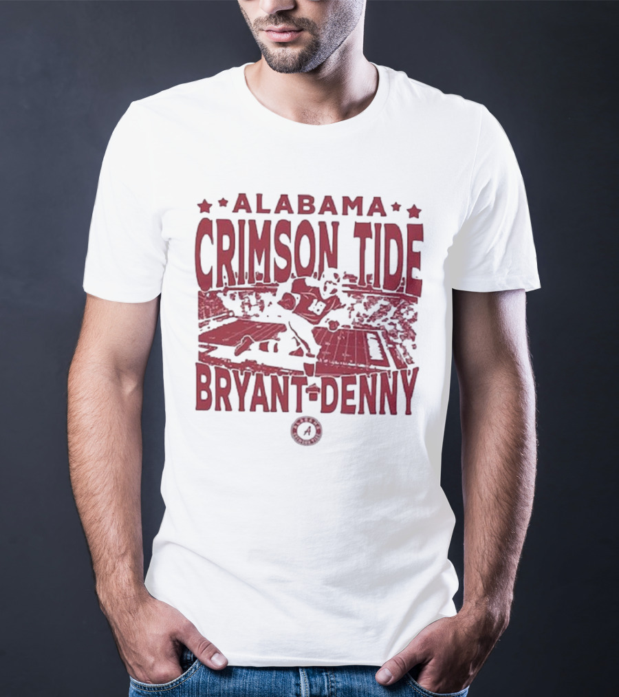 Alabama Crimson Tide Bryant Denny Stadium Vintage Football Gameday T-Shirt