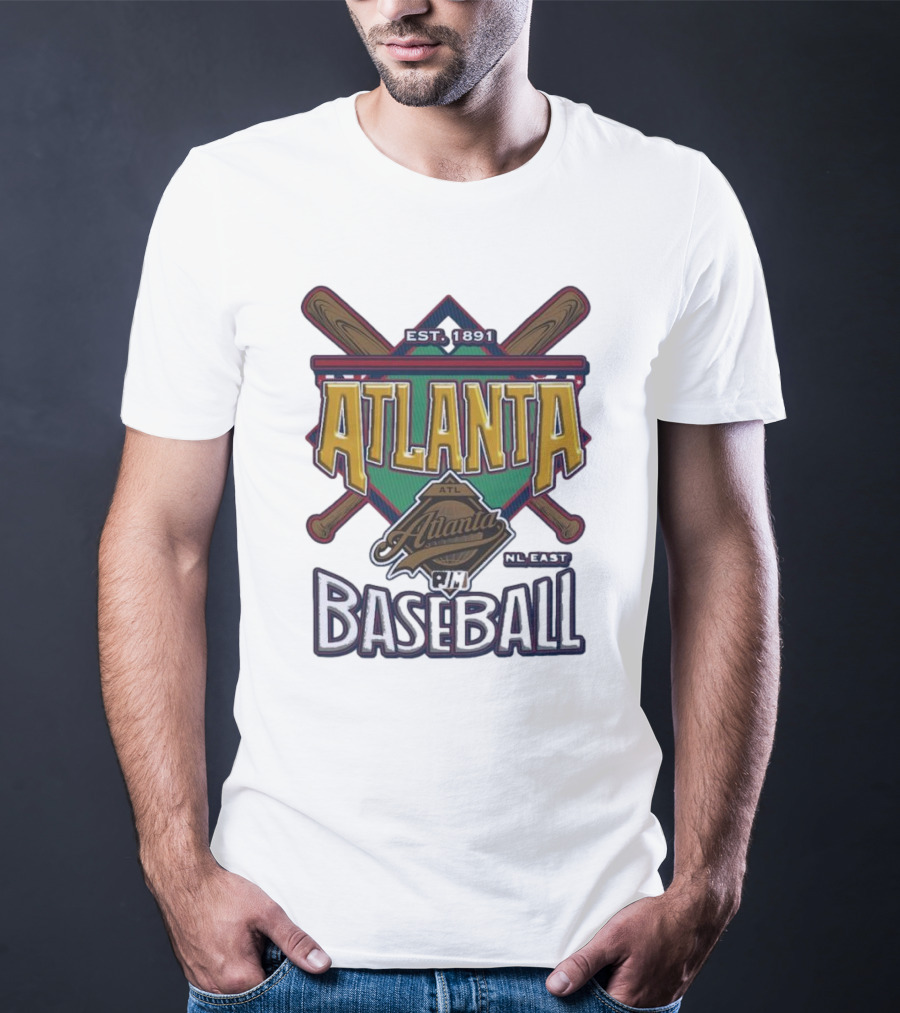 Atlanta Baseball EST 1891 NL East ATL T-Shirt