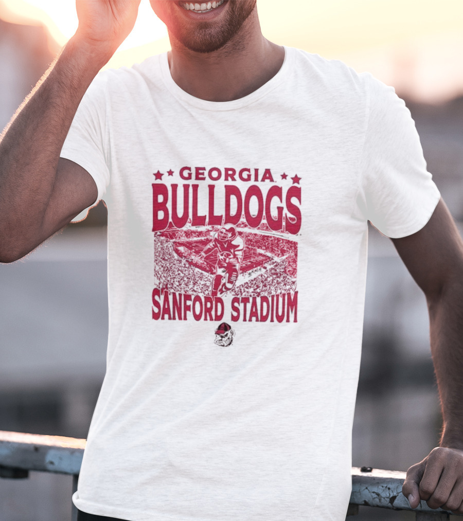 Georgia Bulldogs Sanford Stadium Vintage Gameday T-Shirt