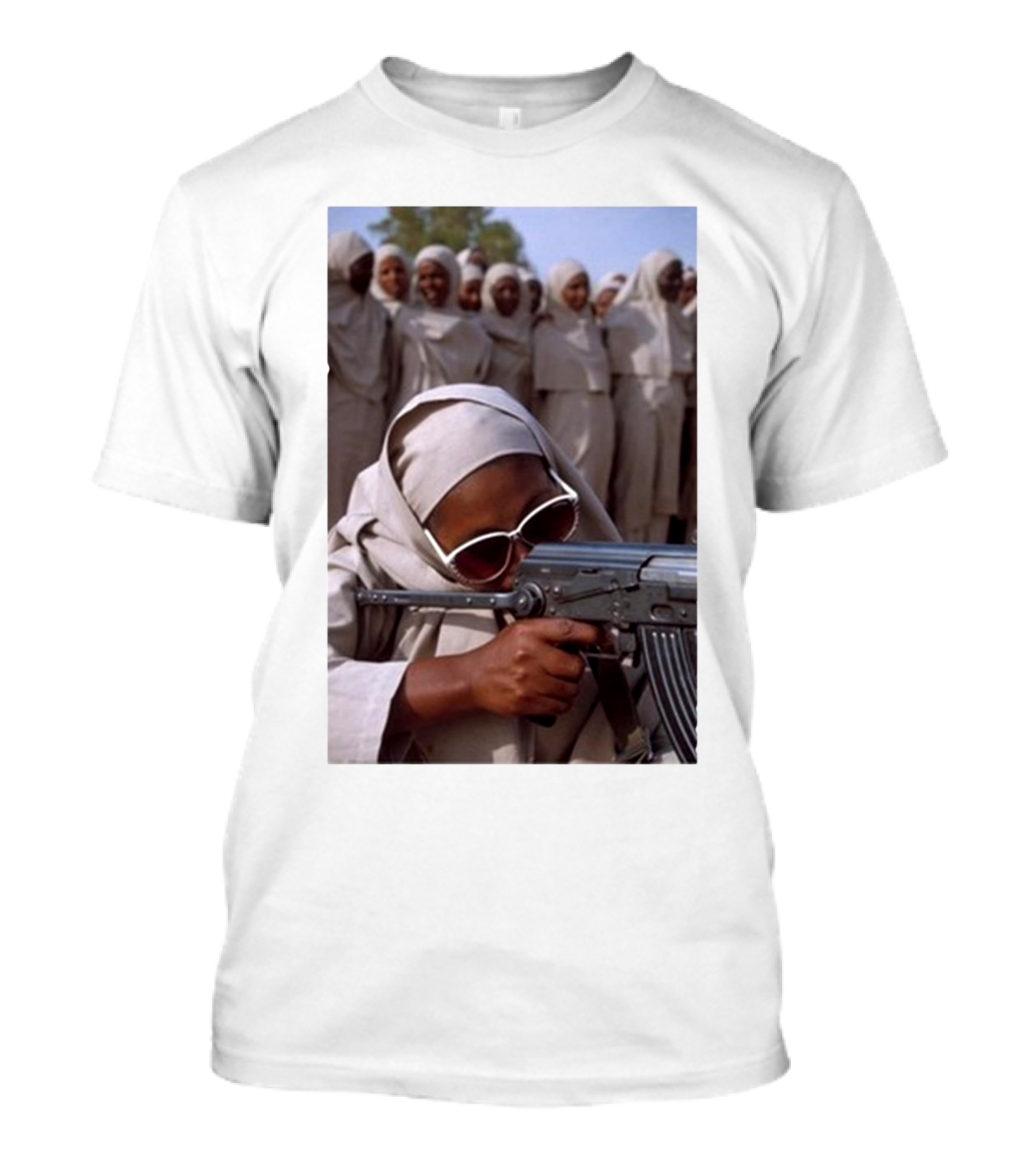 Mena Visuals Women Gun Training Sudan 1993 T-Shirt