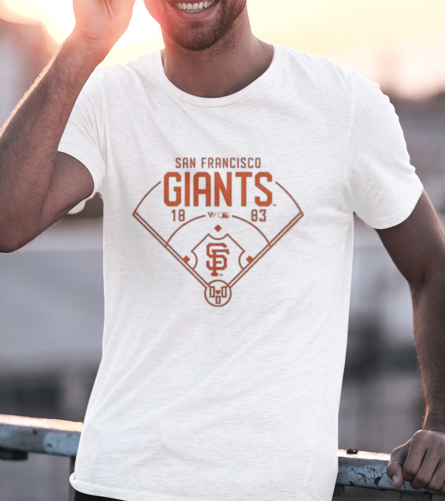 San Francisco Giants 1883 SF Baseball Diamond T-Shirt