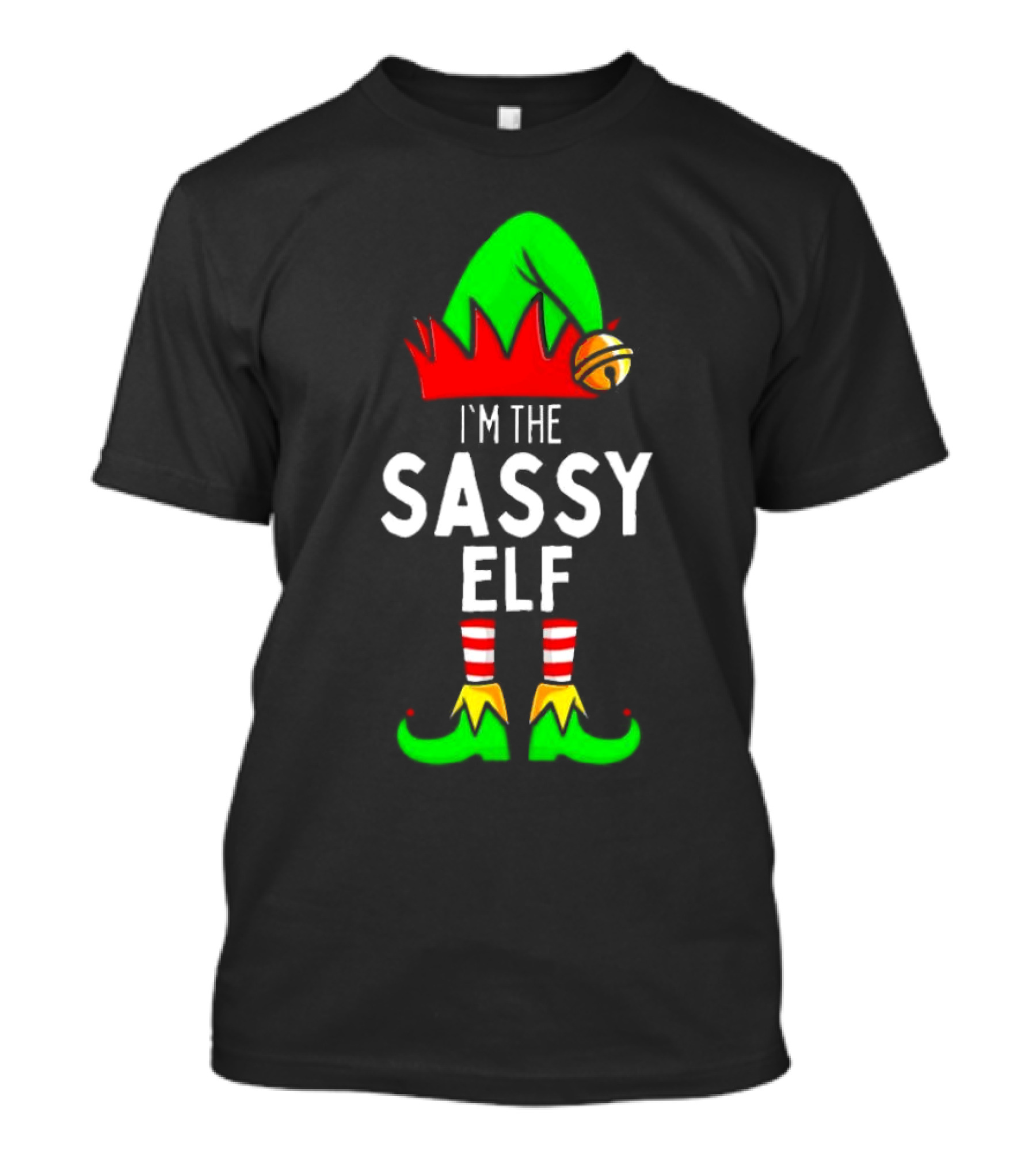 I'm The Sassy Elf Matching Family Christmas T-Shirt